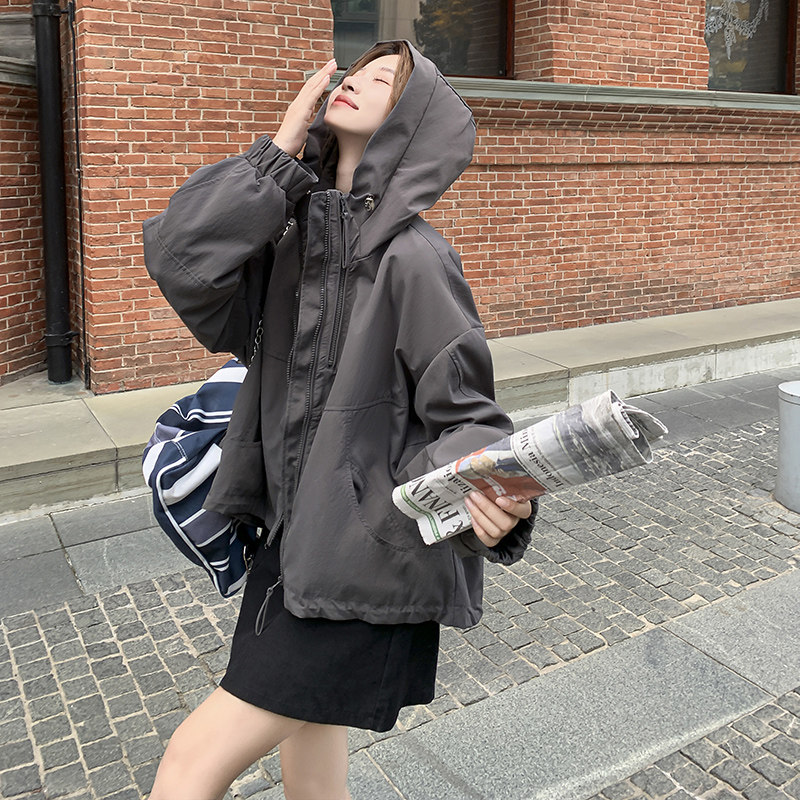 【现货】有买家秀连帽冲锋衣夹克2C301-8507-P145-K198,女装短外套,2C301