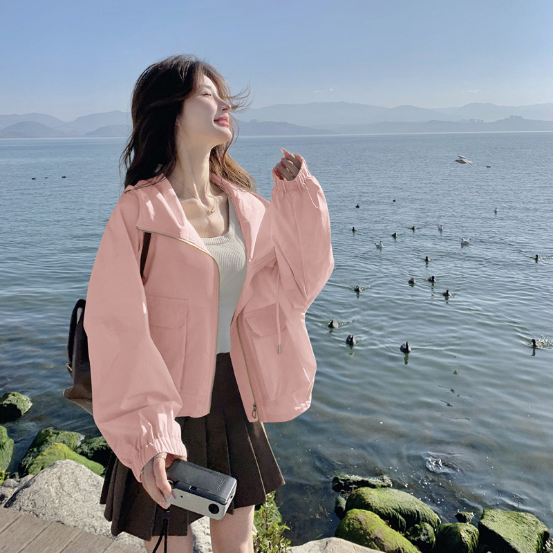 【bao款现货】2025新款女装韩版休闲风衣外套女266-P120-K170,女装短外套,2C266