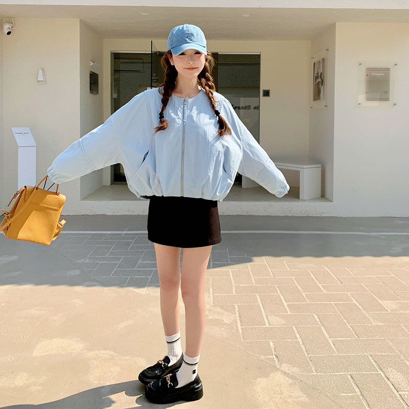2025春季新款韩版宽松休闲百搭棒球服外套女设计感小众夹克上衣潮,女装短外套,2C166