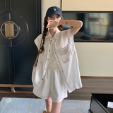 现货-主推-套装夏季升级亚麻两件套2528-P135K188，女装套装/套裙，2C252