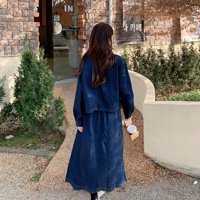 现货2025秋季新款牛仔套装C053浙宝035款号5856/P150/K228,女装套装/套裙,2C053
