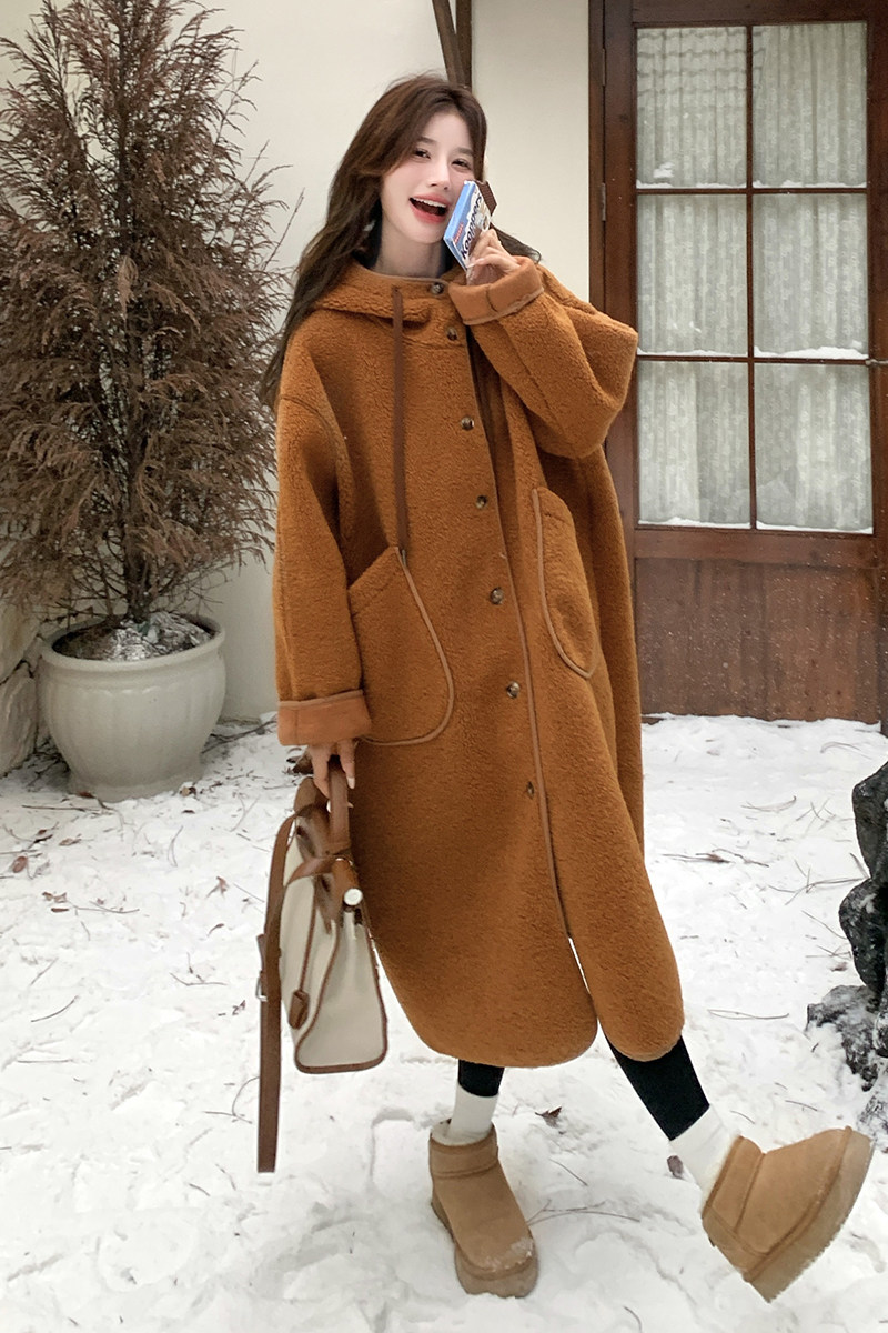 新品羊羔毛外套2c113-8826-p195-k288,女装毛呢外套,2C113