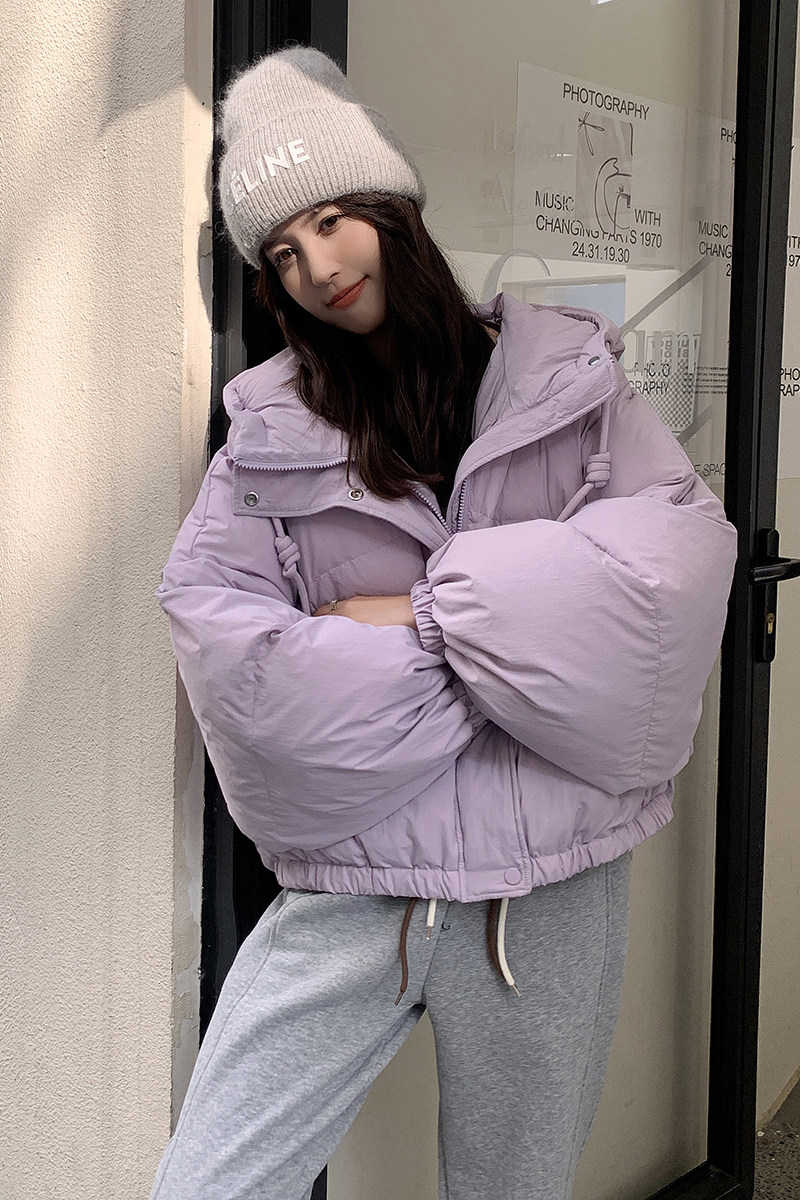 【引流款】现货小个子紫色羽绒服新标90绒P255K345,女装羽绒服,2C262