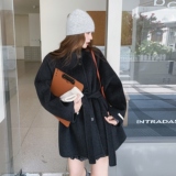 【现货】双面羽绒大衣外套D220P235K328，女装毛呢外套，2D008