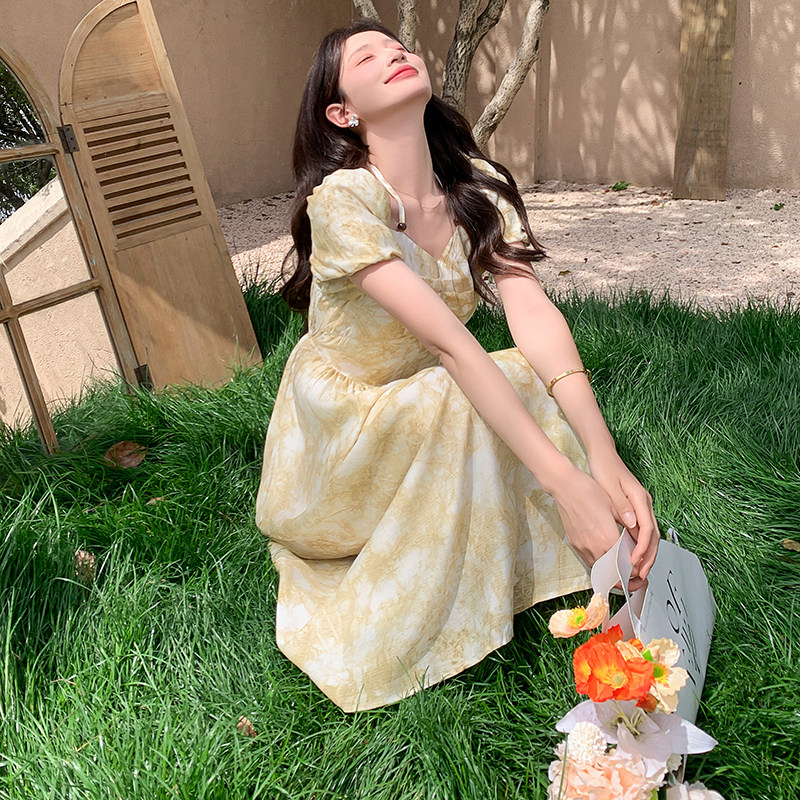 【新款】印花夏季连衣裙中长款2D111-A682P130K188,女装连衣裙,2D111