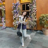【新款档口现货】2025秋装女装休闲风衣外套266，女装风衣，2C266