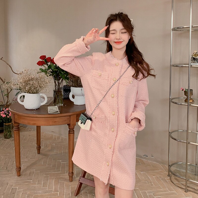 【现货】新款现货小香风连衣裙2C371-8591-P145-K228图片