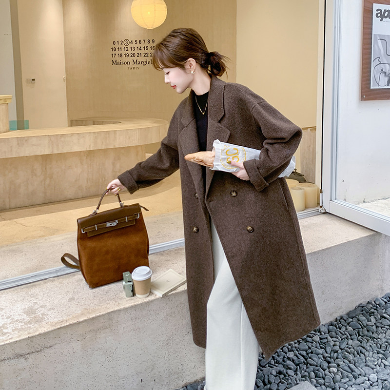 现货新款加厚夹棉毛呢大衣2C115-2227-P165-K238,女装毛呢外套,2C115