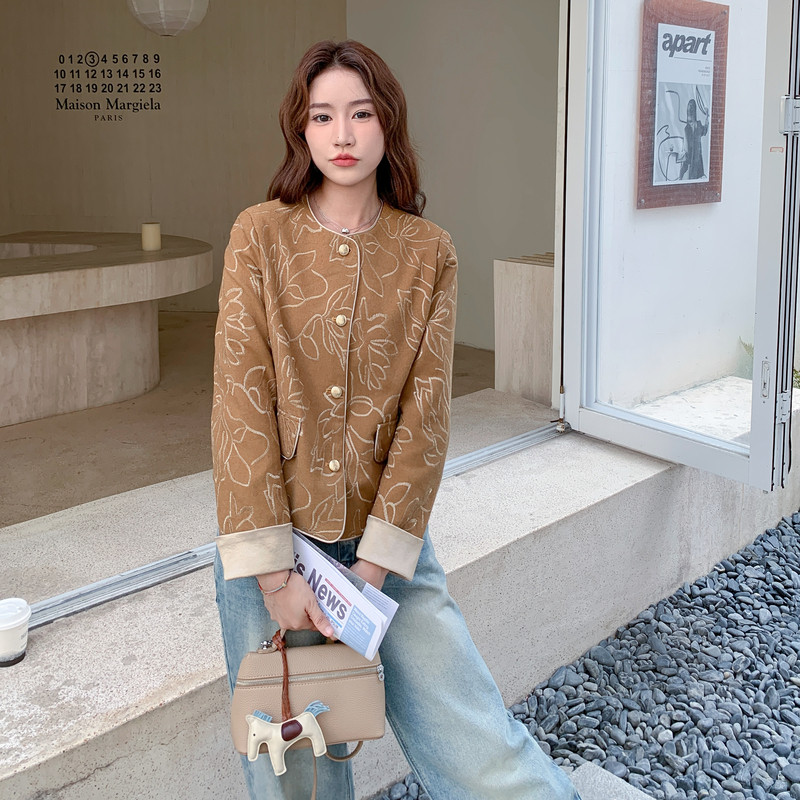 秋装新款现货女士精品短外套2C271-9553-P155K228,女装短外套,2C271
