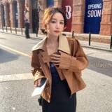 现货买家秀工装风衣短款女秋季英伦风2C098-2205-P130K188，女装风衣，2C098