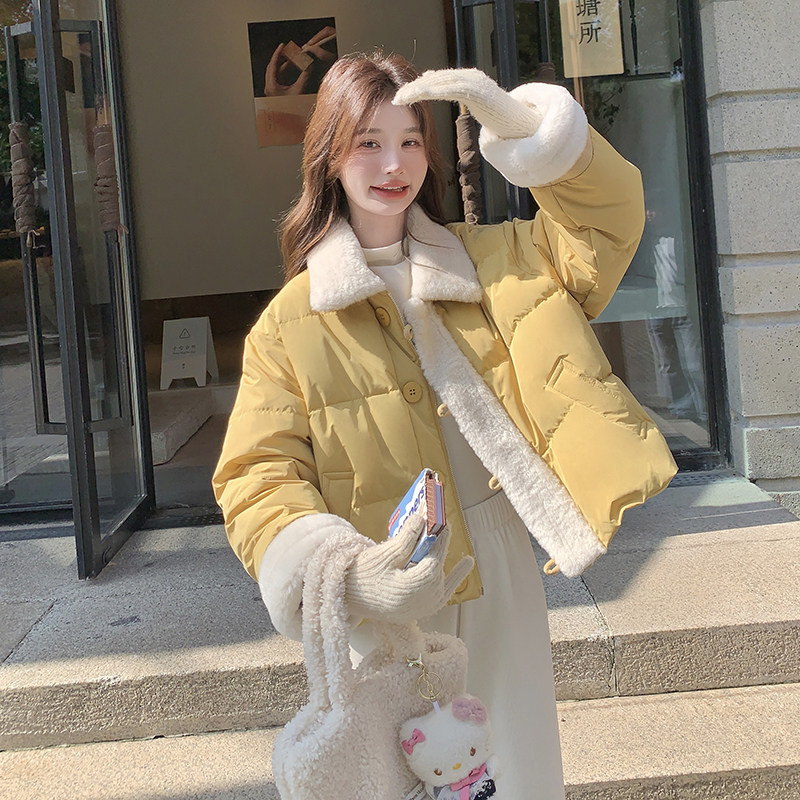 2025主推大量现货奥羊绒拼接撞色羽绒服2C087-930-P265K375图片