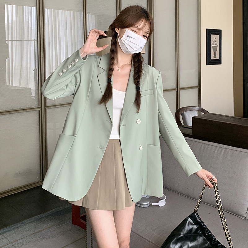 新品已出货！！！高级感廓形西装2C127-8818-P130-K188,女装西装,2C127