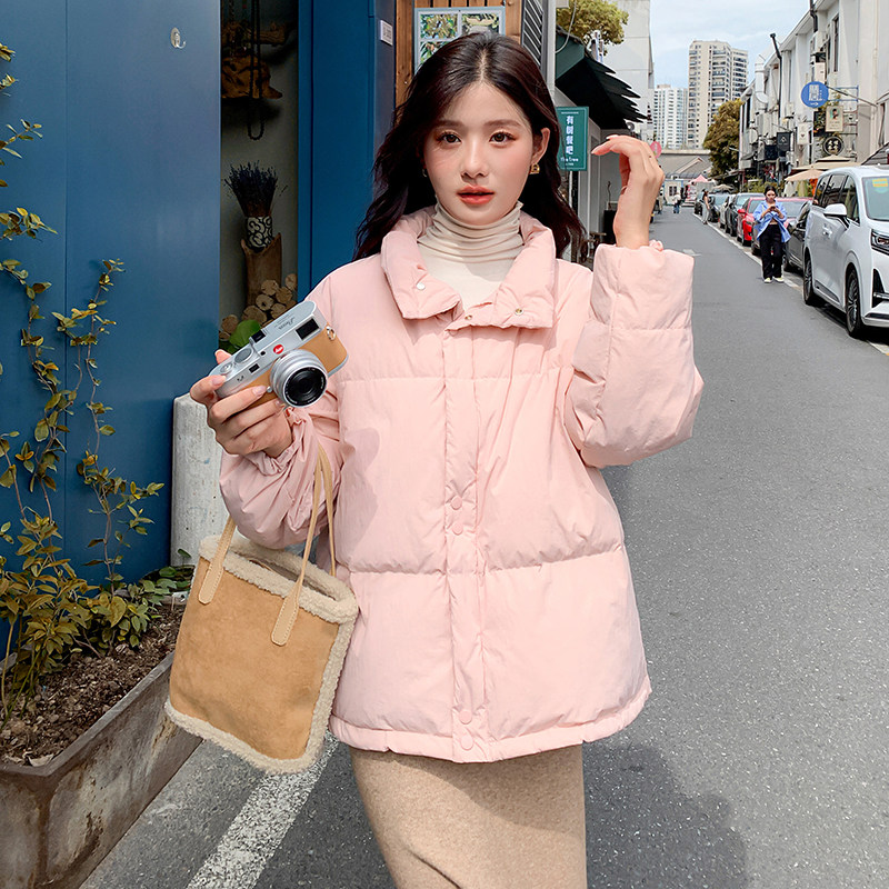 新款 2025年冬季粉色羽绒服2C098-8939P175K288图片