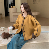 6897-数据款大货出羊毛呢小香风外套P175K268，女装羊绒大衣，2D034