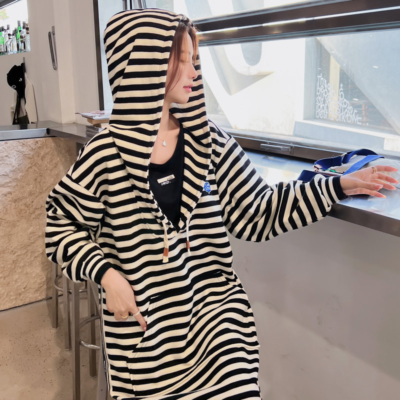 新款现货条纹连衣裙A22025-P135K-188图片