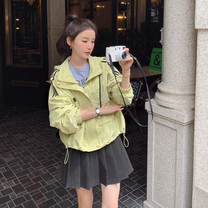 【新品档口现货】2025女装休闲秋装风衣外套266,女装短外套,2C266