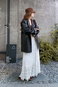减龄黑色复古皮衣外套女秋季2025新款显瘦PU夹克机车服爆款高级感图片