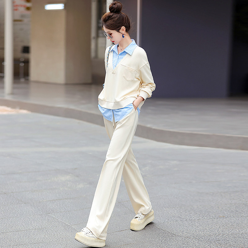 立领女装女士精品套装工作制服休闲运动套装棉,女装套装/套裙,1D073