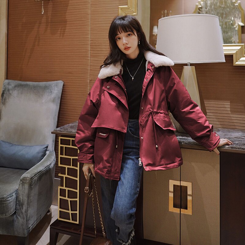 竞品棉衣,女装派克服,2C179