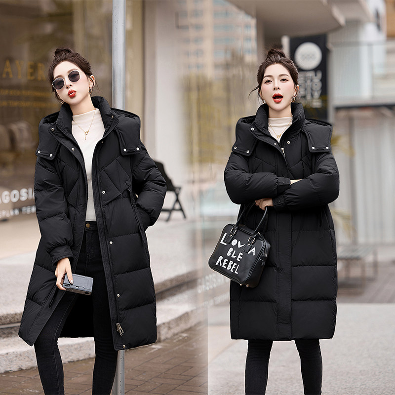 新款高端时尚洋气中长90%白鸭绒羽绒服,女装羽绒服,衣佳和