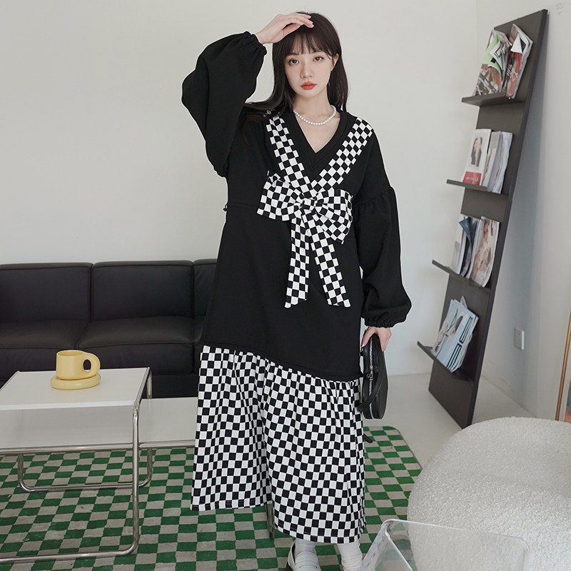 【现货】C037710P125K178假两件卫衣连衣裙【正反可穿】,女装连衣裙,2C037