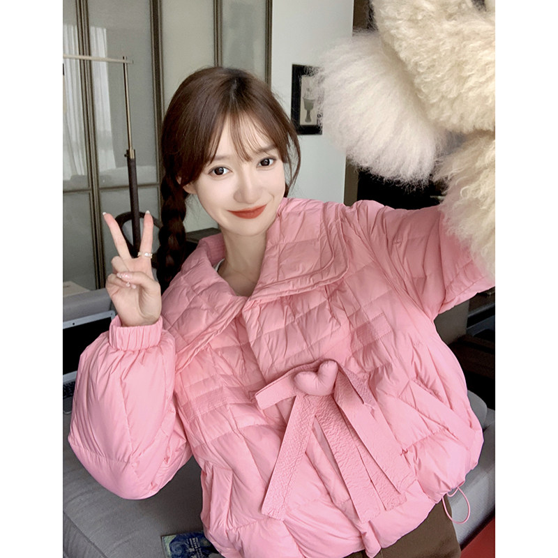 【新款已出货】俏皮少女感爱心纯色羽绒服C161-6162-P205-K288,女装羽绒服,2C161