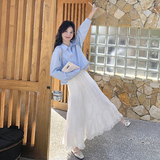 【现货】衬衫+半裙套装088-7722P165K228，女装套装/套裙，2C088