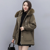 现货！23新款派克服大码毛毛保暖棉衣外套1C086-P195-K278，女装派克服，衣珂纱朗