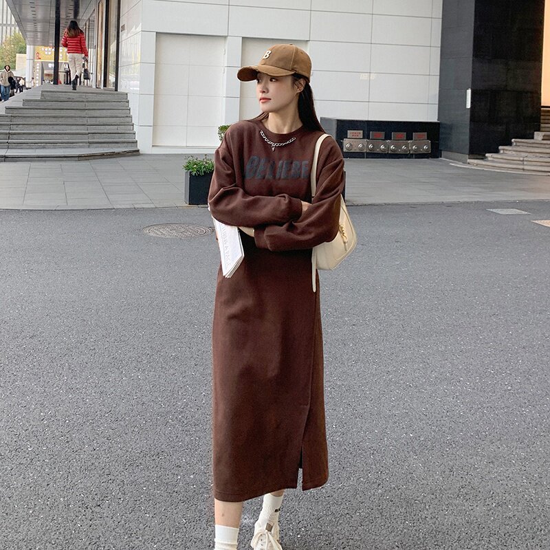 （现货）时尚字母印花运动套裙长袖2C373-D095-P135K188,女装套装/套裙,2C373