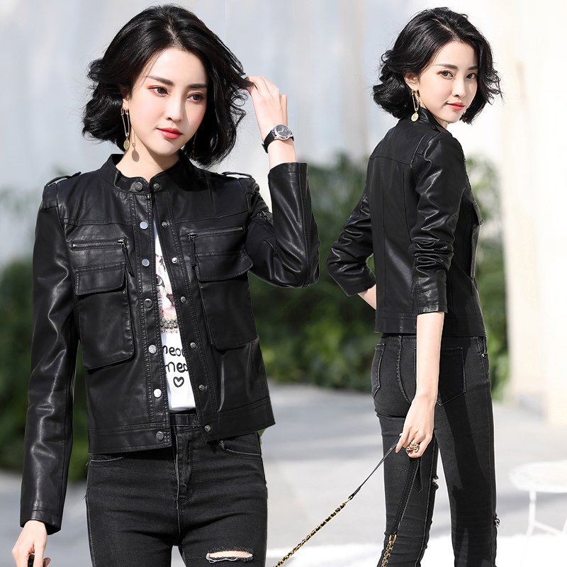 2025年春季女装女士精品皮衣图片