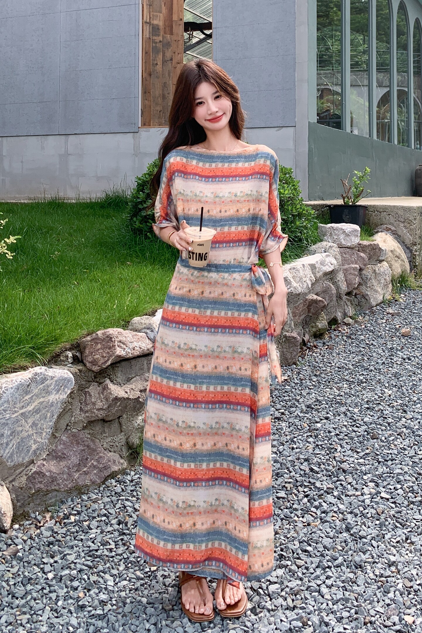 2025现货夏季时尚潮流新款连衣裙C271-9533-P135-K188,女装连衣裙,2C271
