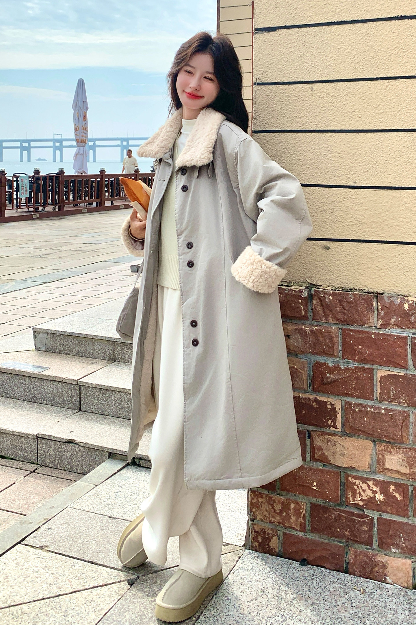 现货！2025冬季新款加绒加厚棉衣棉服女带挎包2C306-P205-K298,女装棉衣/棉服,2C306