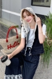 波西米亚风仙女风性感风时尚套装春秋连体新复古风显瘦小个子牛仔，女装套装/套裙，2C227