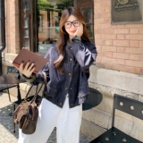秋装新款现货女士精品牛仔短外套2C271-9550-P135K188，女装短外套，2C271