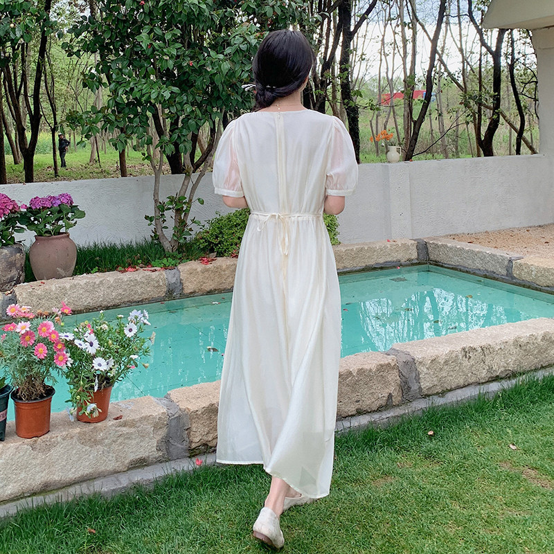 [现货】新品夏季假两件新中式连衣裙,女装连衣裙,2C269