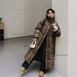 【买家秀已更新】90绒杏仁黄大围脖式连帽羽绒服6697-P375-K538，女装羽绒服，2C137