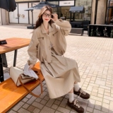 休闲显瘦气质夹克桔梗半身裙套装裙女秋季2025新款两件套连衣裙，女装套装/套裙，2C212