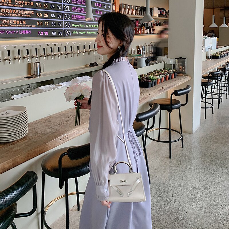 长期大货#2025秋装假两件套装连衣裙#2C133-811-P125-K178,女装连衣裙,2C133
