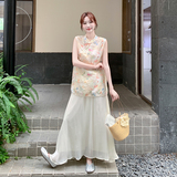 现货新中式两件套装833/P165/K248，女装套装/套裙，2D109