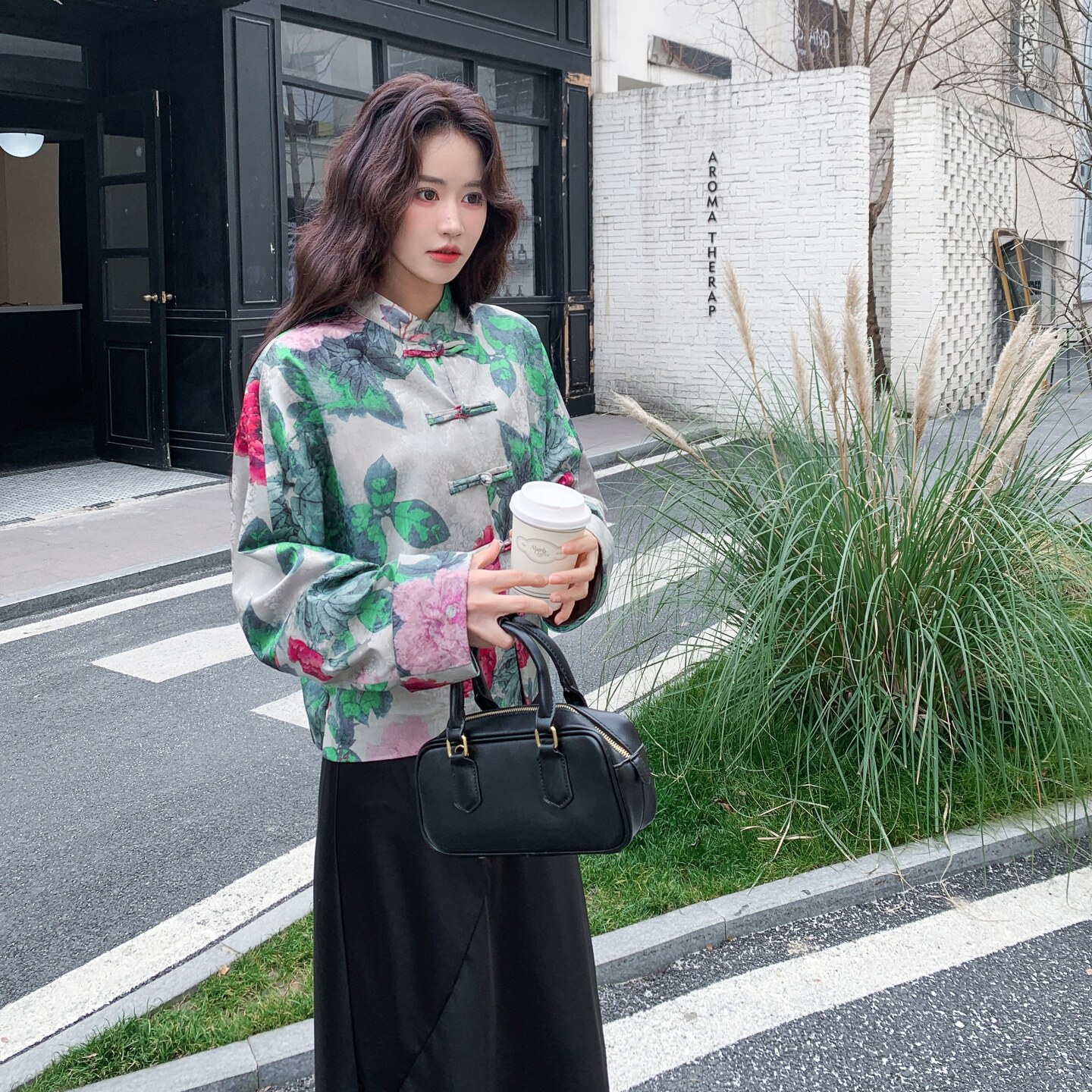 主推新款现货新中式风外套P150-K248,女装短外套,2B140