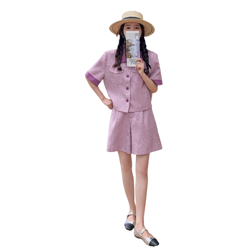 【夏款现货】时尚通勤拼色小香风套装088-2393p145k198,女装套装/套裙,2C088