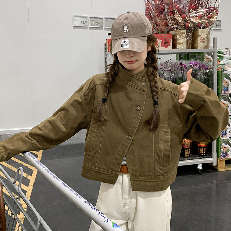 2025年春季新款女牛仔0短外套2505p135k198,女装短外套,2D009