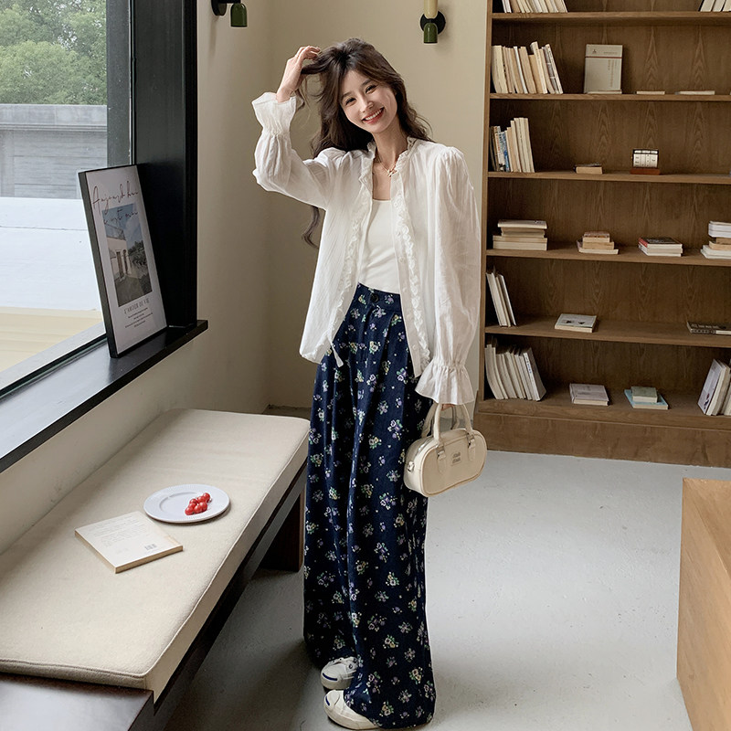 【大货已出】新款仙女风衬衫牛仔裤套装2C131-658-P165K238,女装套装/套裙,2C131