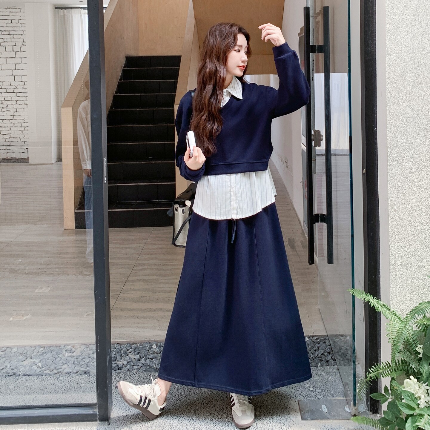 【现货】减龄随性卫衣套装三件套2C212-G163-P185-K278,女装套装/套裙,2C212