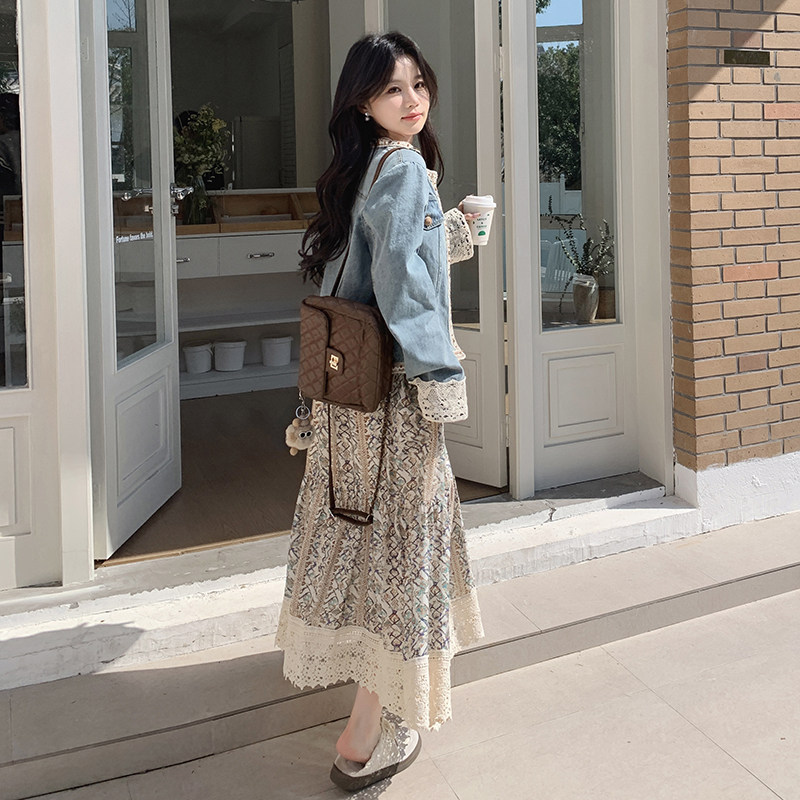 牛仔套装可拆卖G68-套装P300-K378牛仔P165-K198裙子P145-K198,女装套装/套裙,2C212