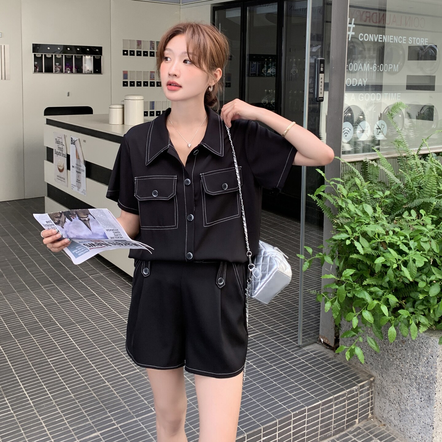 （现货！）2025年夏季明线套装两件套女2C325-A8802-P120K188,女装套装/套裙,2C325