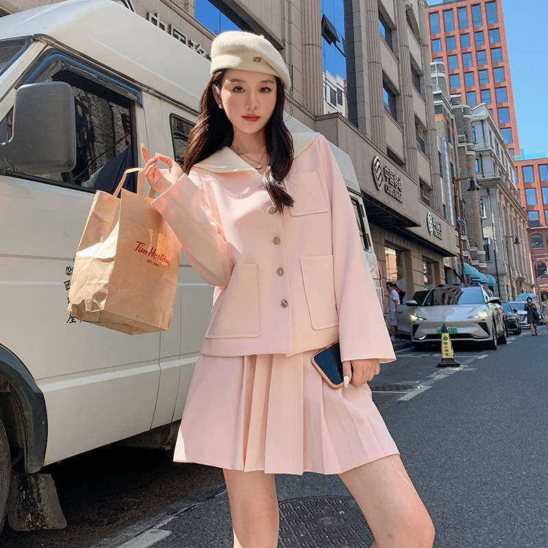 【现货】小香风套装粉色少女感088-8833P145K198,女装套装/套裙,2C088