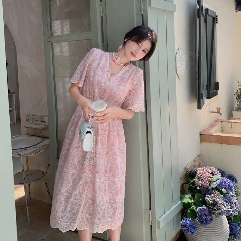 24年夏装连衣裙现货2C092-661-P135-K198配项链,女装连衣裙,2C092