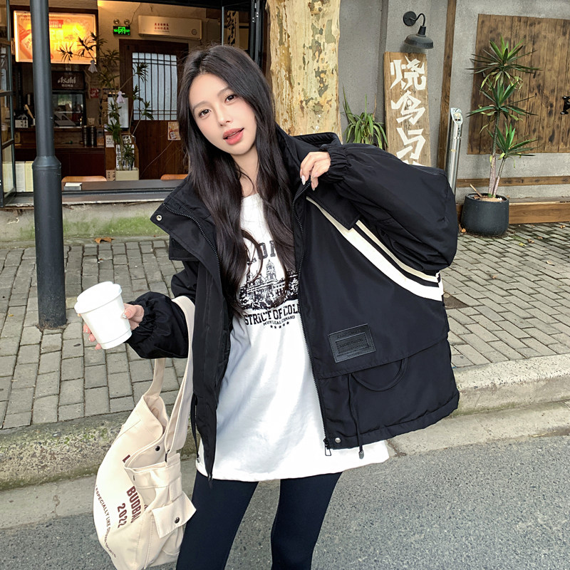 新品2025女装冬季红同款派克服外套266-p150-k228图片