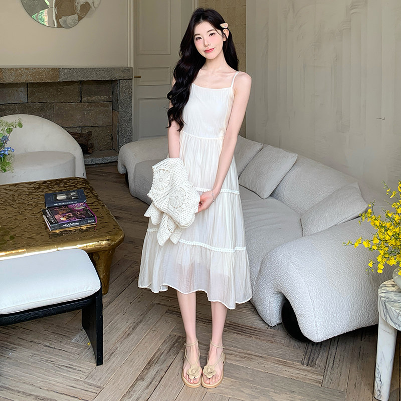 现货款号7723连衣裙罩衫腰带三件套P165K238,女装连衣裙,2D043